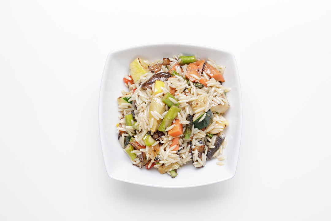 Chilled Grilled Veggies w/ Orzo